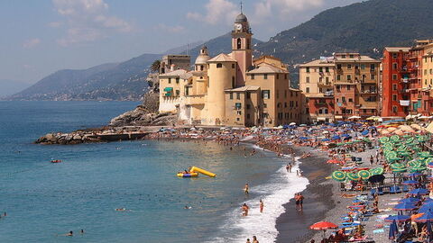 La station balnéaire de Camogli en Ligurie