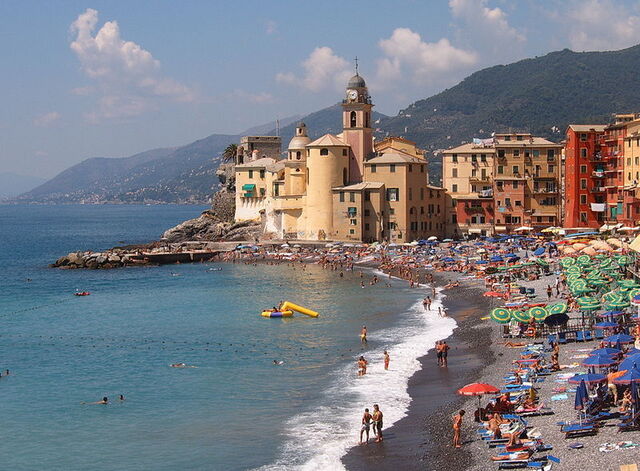 La station balnéaire de Camogli en Ligurie