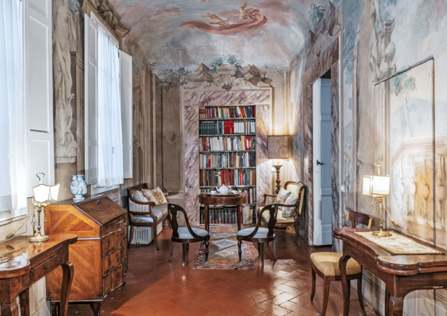 Dimora Del Palazzo Aldobrandini Del Papa, bibliothèque