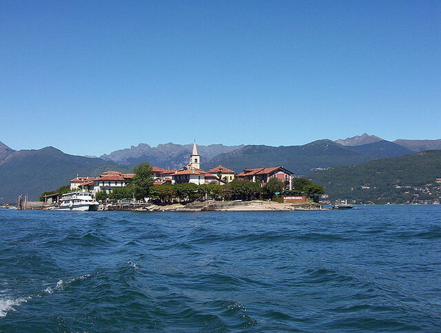 Vue sur Isola Dei Pescatori