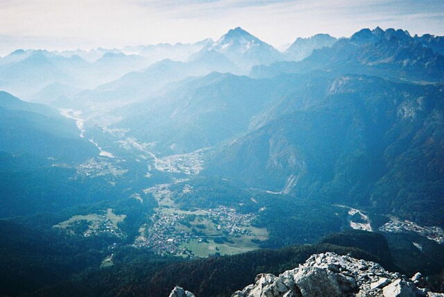 Vue sur les Dolomites