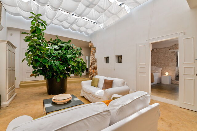 Masseria Isaia, salon central