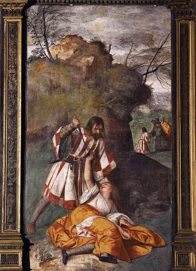 Le Miracle du Mari jaloux, Titien