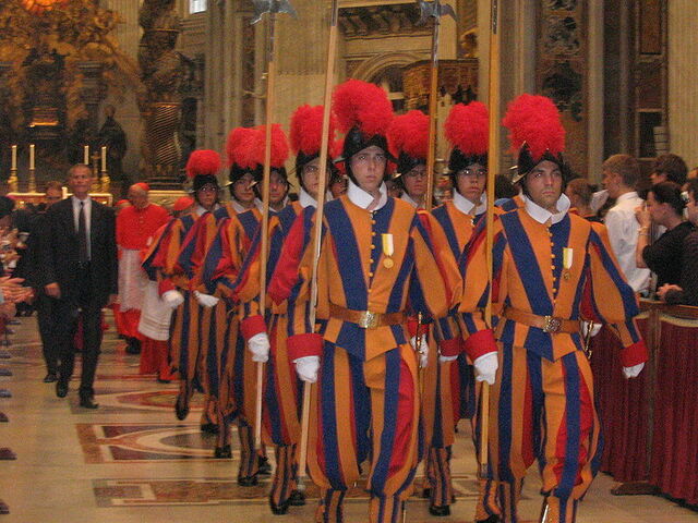 L'uniforme de la Garde suisse