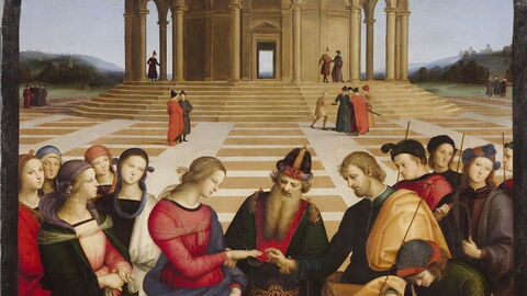 Le mariage de la Vierge par Raphaël