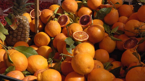 Marché Ballarò, oranges