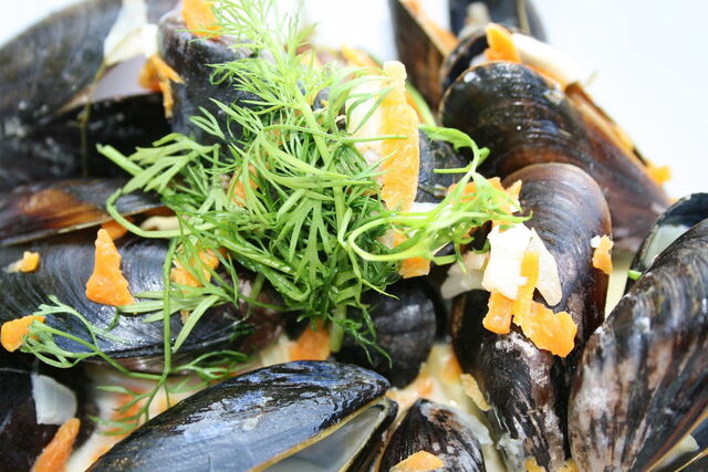Un plat de moules