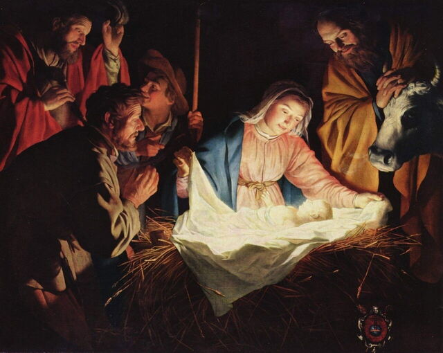 Scène de la Nativité