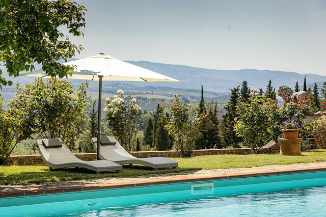 Château Di Cafaggio, piscine