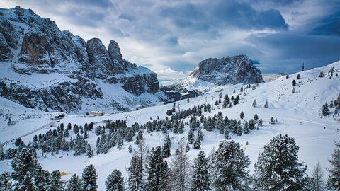 Val Gardena, paysage