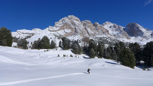 Skier à Val Gardena