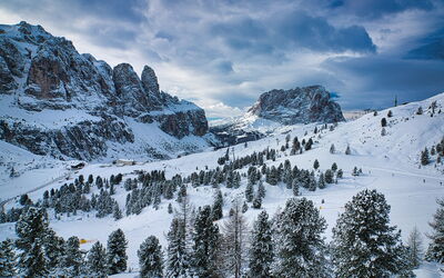 Val Gardena, paysage