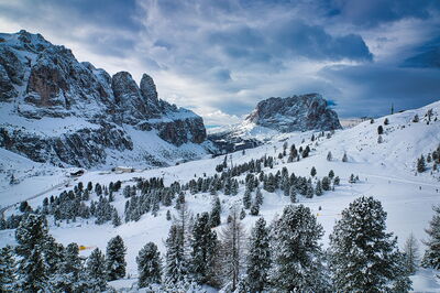 Val Gardena, paysage