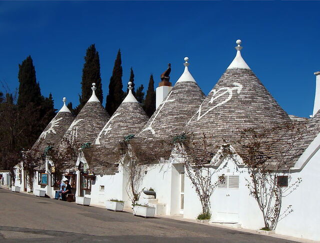Les bâtiments infâmes Trulli
