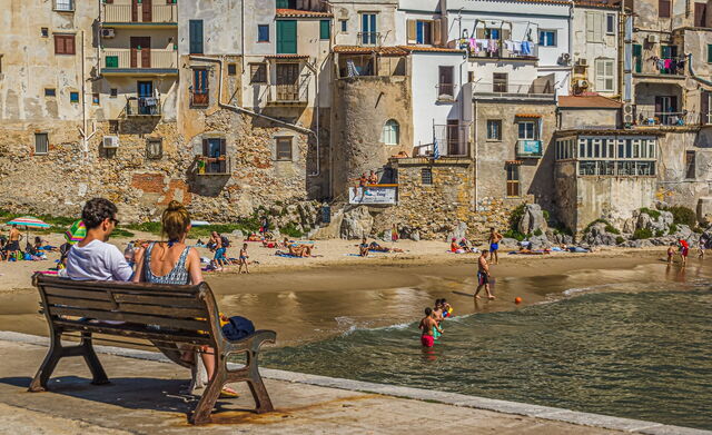 Cefalù, baie
