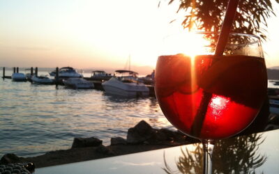 Vue sur le lac de Garde