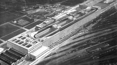 Le site du Lingotto en 1928