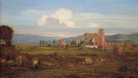 Franz Nadorp sur la Via Appia