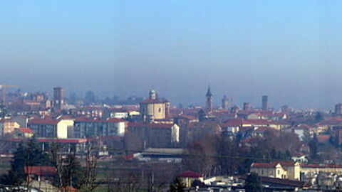 Panorama sur la ville d'Asti