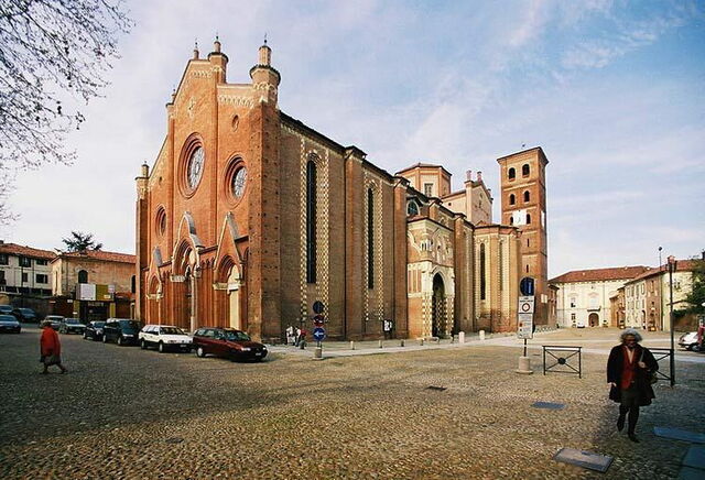 La cathédrale d'Asti