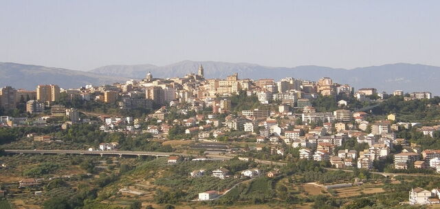 Vue panoramique sur la ville de Chieti
