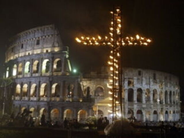 Via crucis à Rome