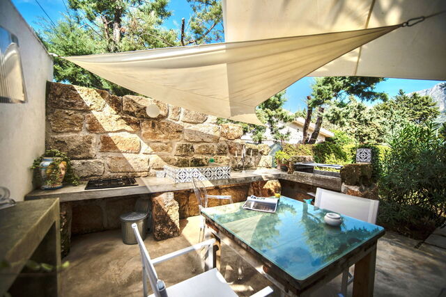 Villa de luxe Terrasini, espace barbecue