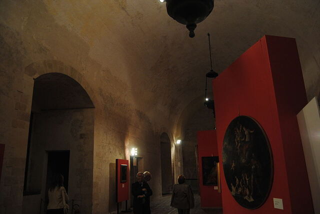 Une pièce dans le château d'Ursino