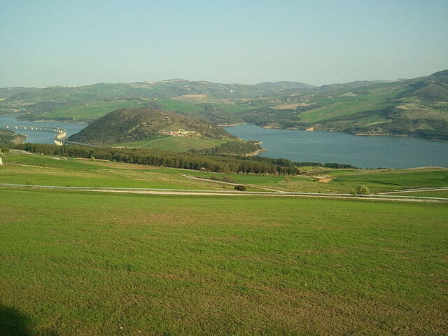 Vue sur le Lago Guardialfiera