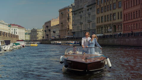 Un couple à Venise