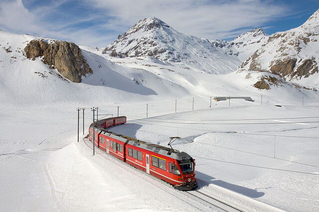 Le col de la Bernina