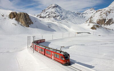Le col de la Bernina