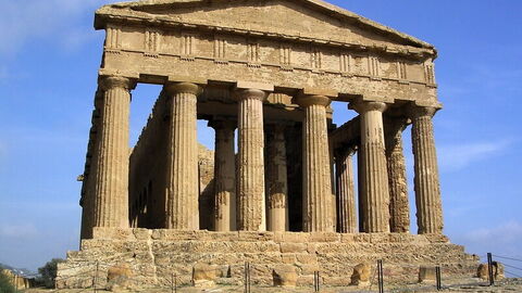 Le temple d'Agrigento