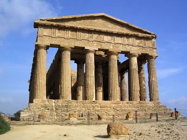 Le temple d'Agrigento