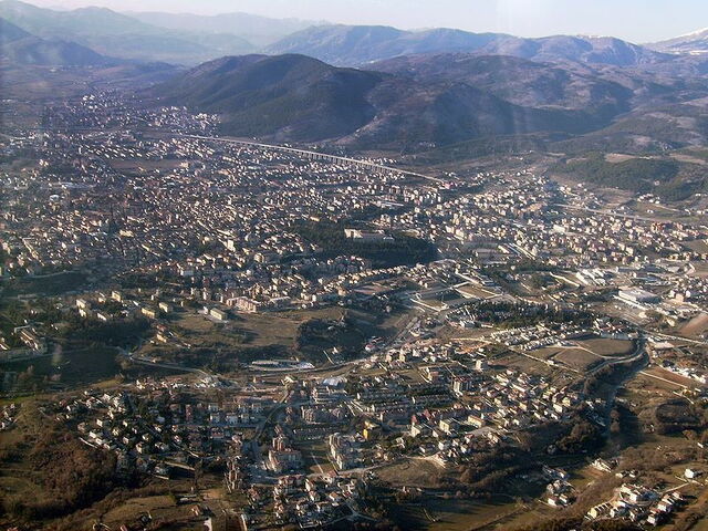 Vue sur L'Aquila