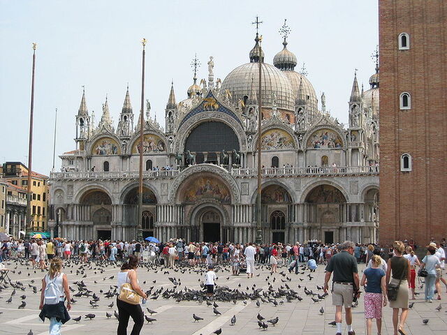 La basilique St Marc à Venise