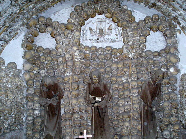 Ossements, Crypte de Santa Maria della Concezione