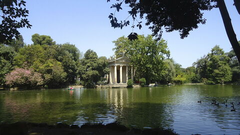 Les jardins de la Villa Borghèse