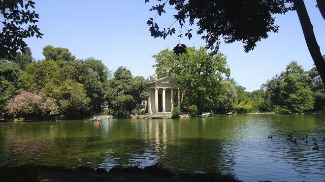 Les jardins de la Villa Borghèse