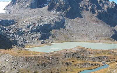 Vue sur les montagnes du Val d'Aoste
