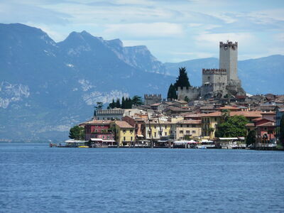 La ville de Malcesine sur le Lac de Garde