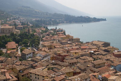 Malcesine vue de la tour du château