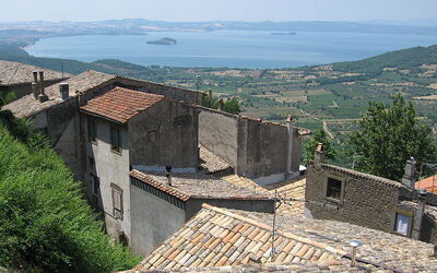 Montefiascone Caldera- un village près du Lac de Bolsena