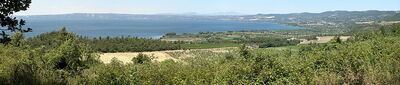 Vue panoramique sur le Lac de Bolsena