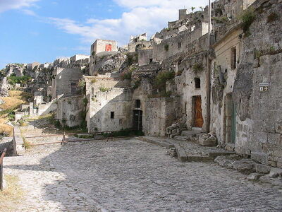 Sassi di Matera maisons