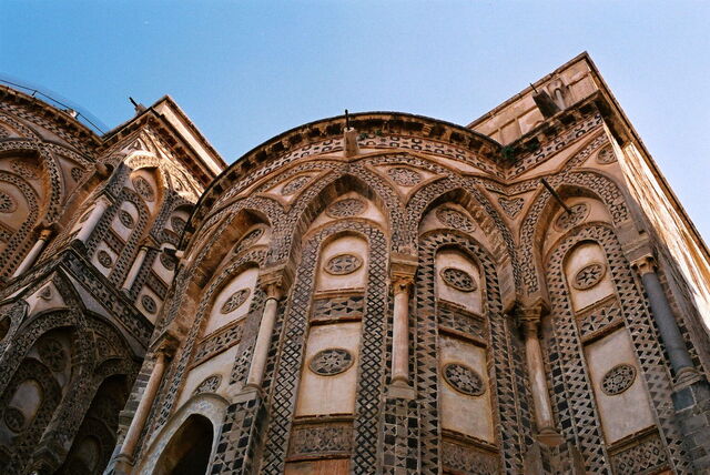 Le Duomo de Monreale vu de l'intérieur
