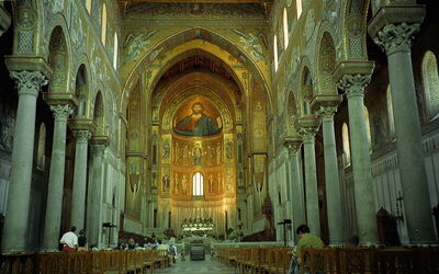 L'intérieur du Duomo de Monreale