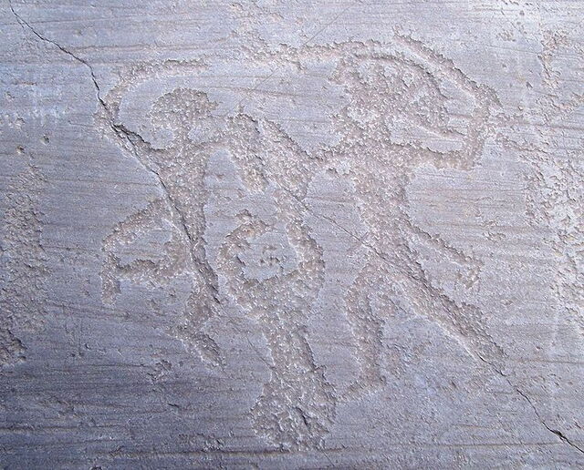 Des gravures sur des rochers du Val Camonica