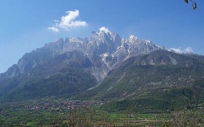 Le Mont Concarena qui surplombe le Val Camonica