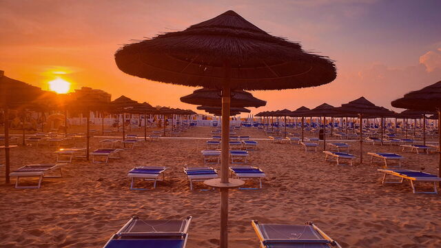 Plage, Riviera Romagnole